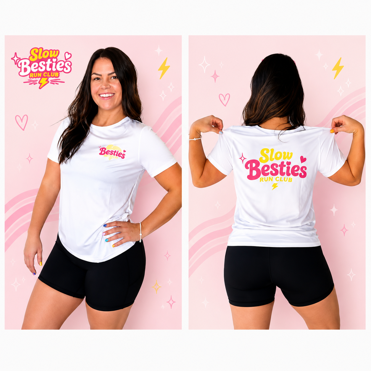 Slow Besties White T-shirt