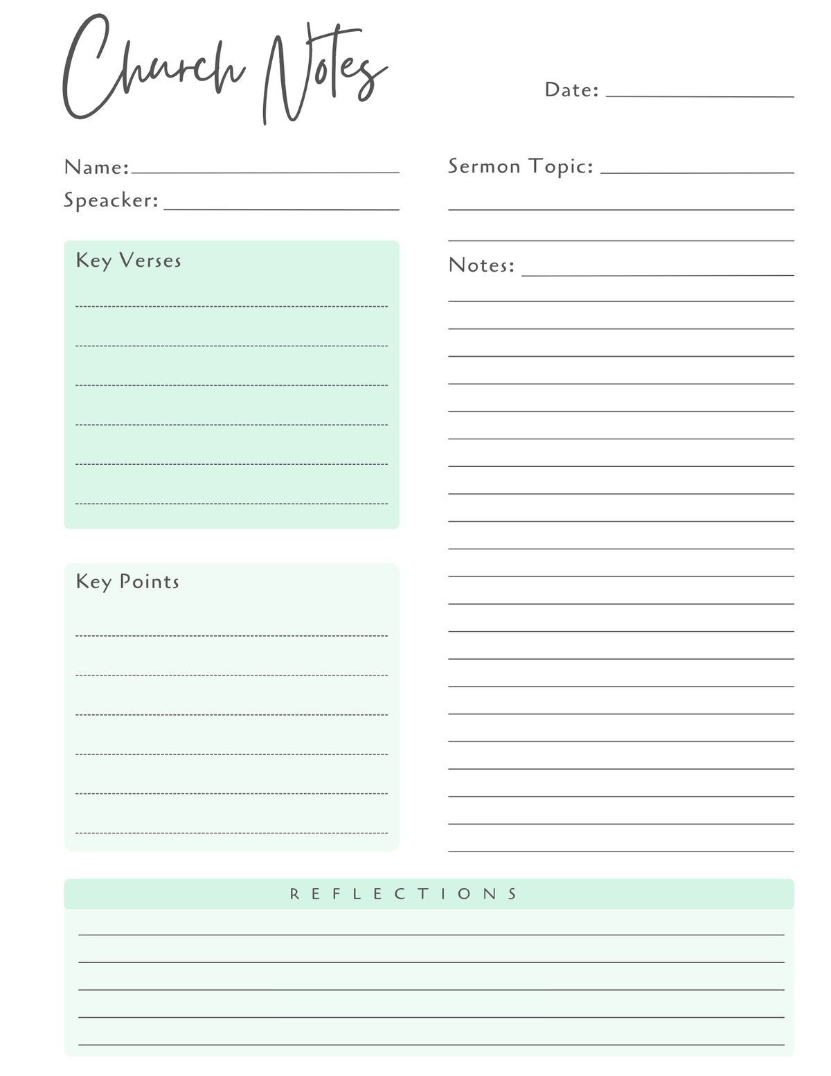Church Notebook