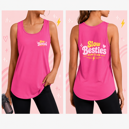 Slow Besties Pink Tank